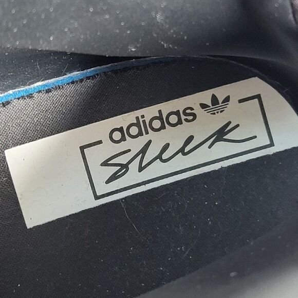 Adidas Sleek Women's Black Mid Top Sneaker Sz 6.5 - Picture 8 of 10